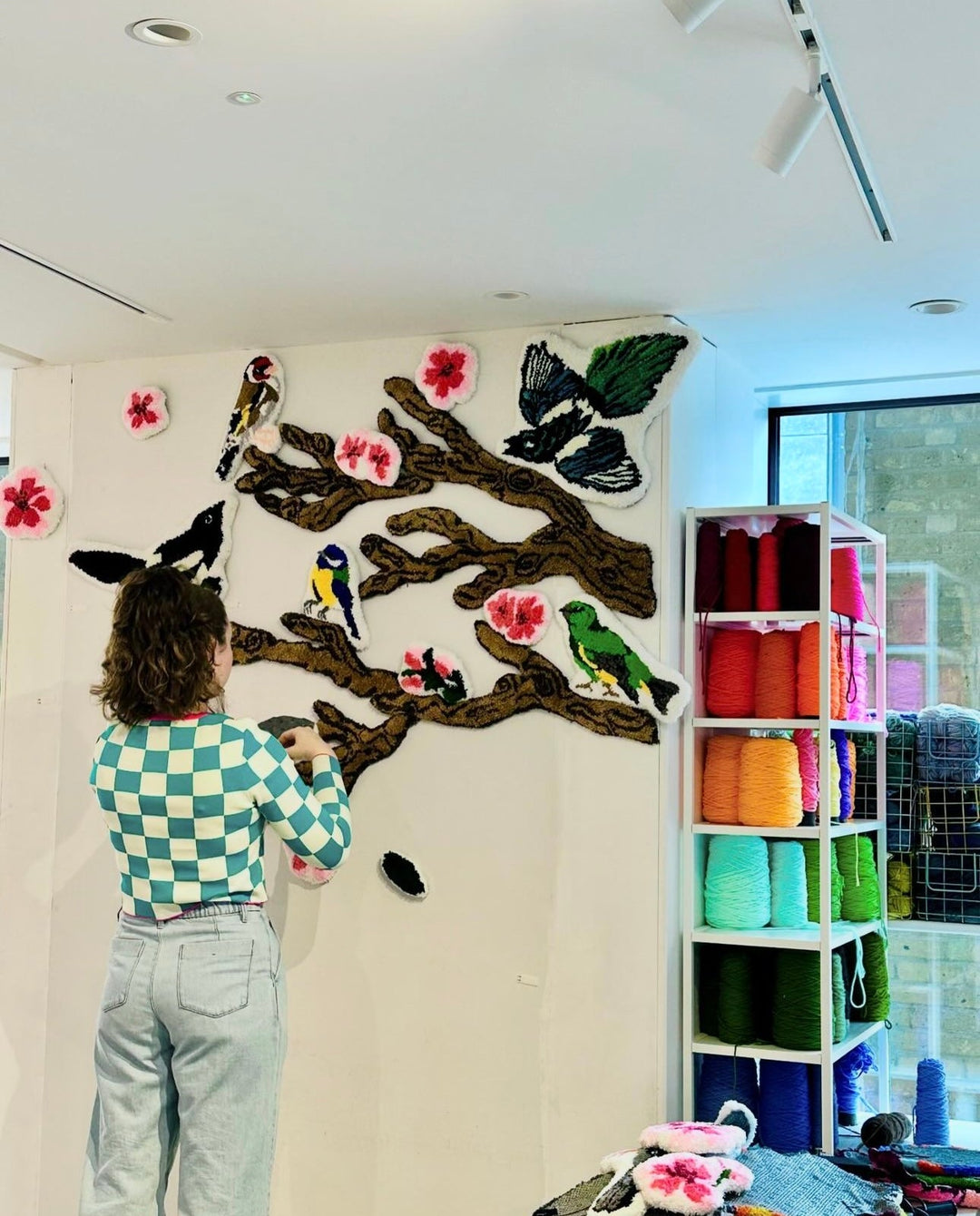 How to Create a Gallery Wall Around Your Handmade Rug