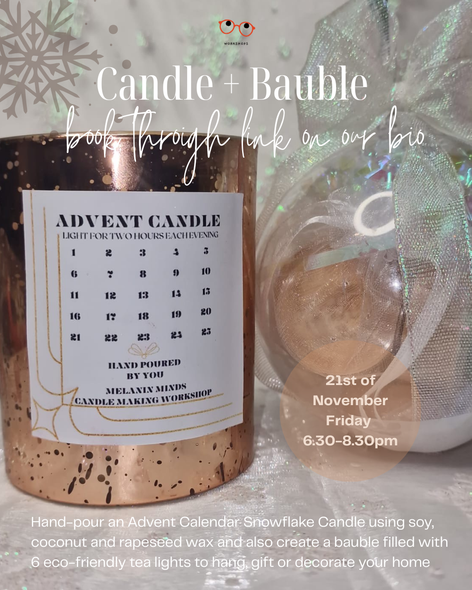🎅🕯️ Advent Calendar Candle Making Workshop 🕯️☃️