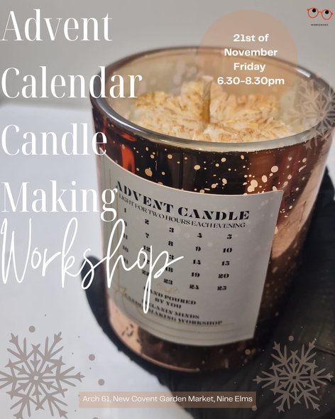 🎅🕯️ Advent Calendar Candle Making Workshop 🕯️☃️