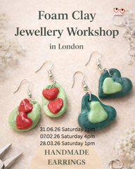 ✨ Foam Clay Jewellery Making Workshop in London