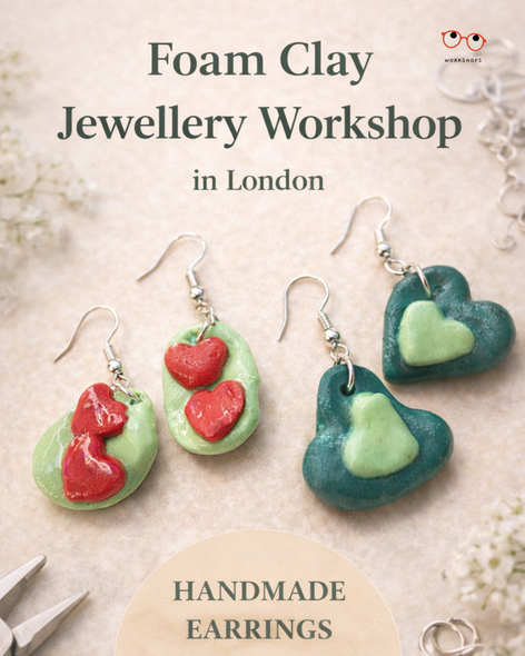 ✨ Foam Clay Jewellery Making Workshop in London
