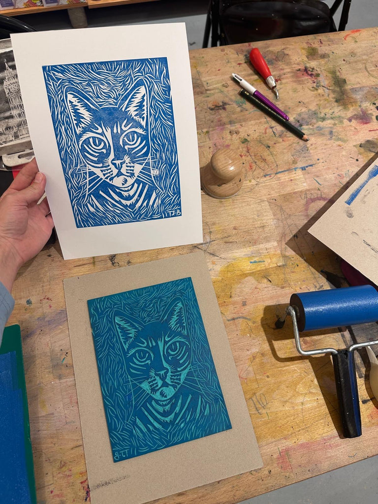 Introduction to Linocut Print Making Workshop