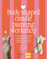 🎨 🕯️ Paint Your Own Body Candle Workshop 🕯️ 🎨