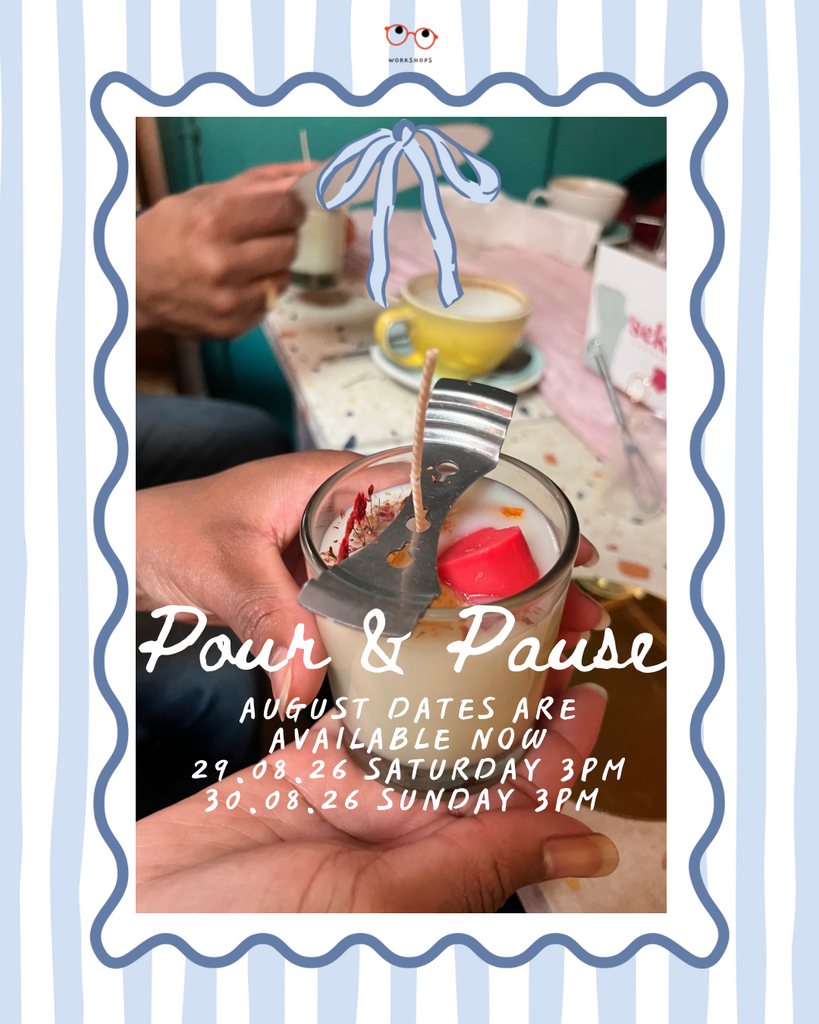 🕯️🌿 Pour & Pause: Candle Making Workshop  🌿🕯️
