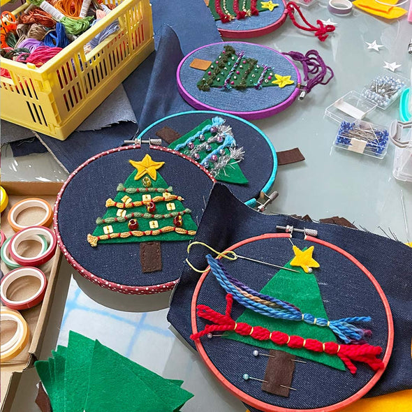 🎄✨ Christmas Textile Decoration Workshop  ✨🎄