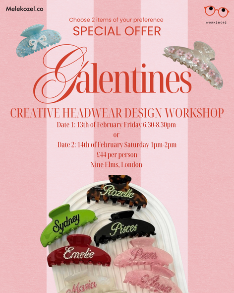 ✨ Galentines Creative Headwear Design Workshop ✨