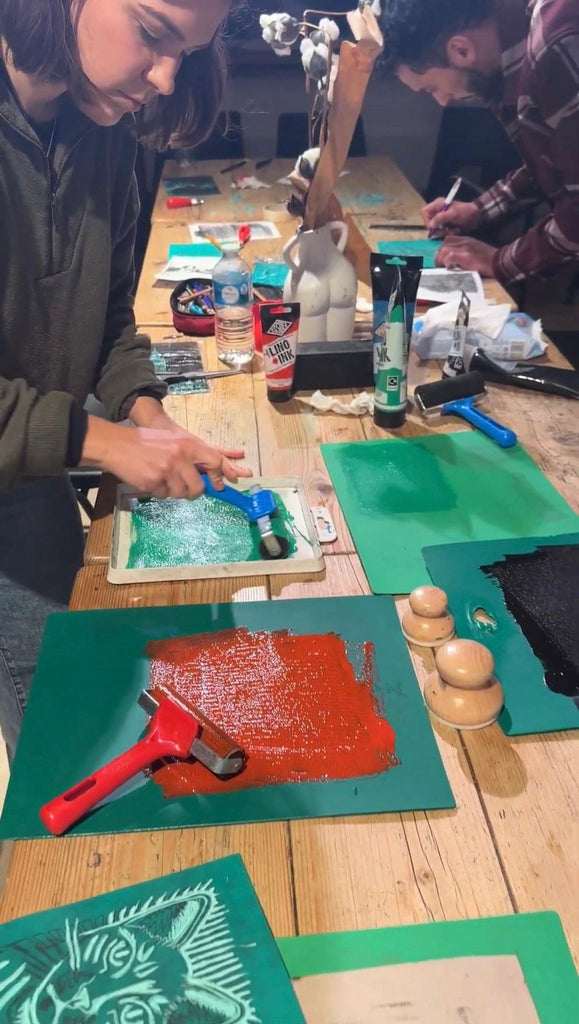 Introduction to Linocut Print Making Workshop