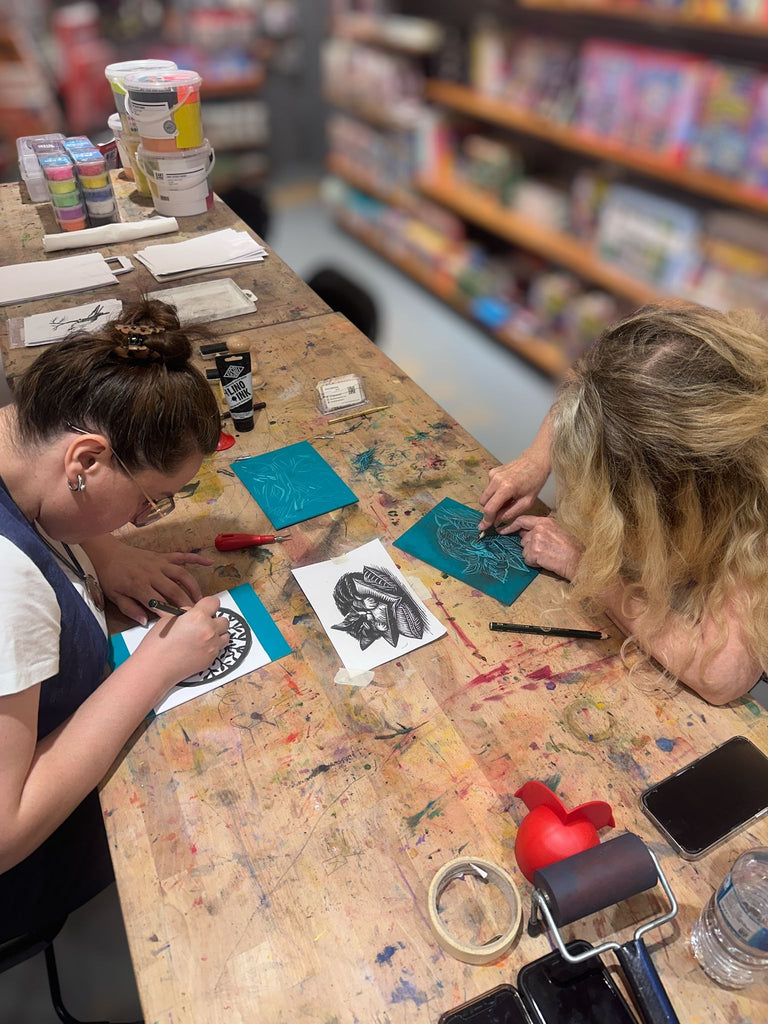 Introduction to Linocut Print Making Workshop