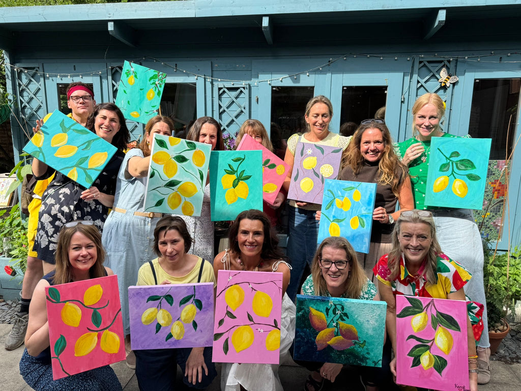 🍋 Paint Lemons on Canvas Workshop 🍋 - Summer Workshop