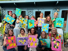 🍋 Paint Lemons on Canvas Workshop 🍋 - Summer Workshop