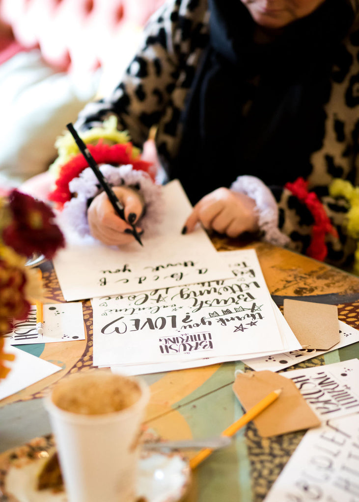 🖊✨ Learn Brush Lettering & Create Your Own Gift Wrap Set Workshop ✨🖊