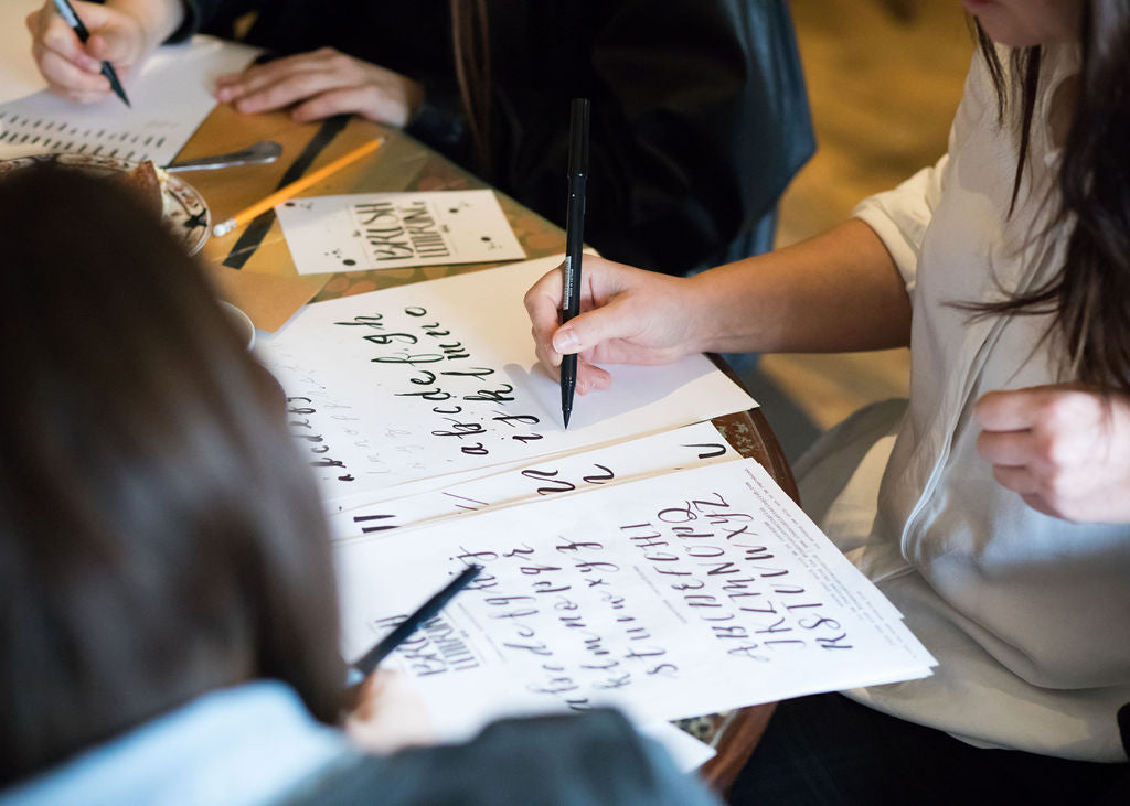 🖊✨ Learn Brush Lettering & Create Your Own Gift Wrap Set Workshop ✨🖊