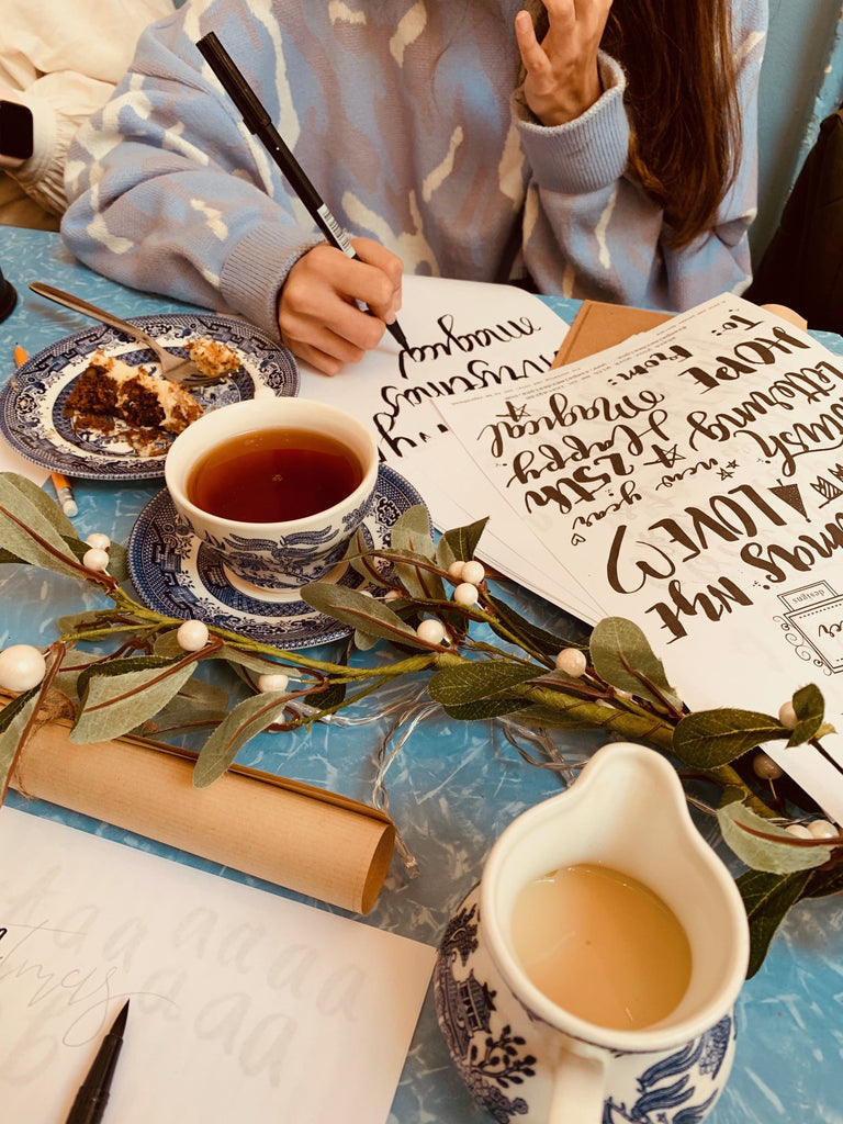 🖊🖼 Learn Brush Lettering  Create Your Own Framed Print Workshop 🖼 🖊