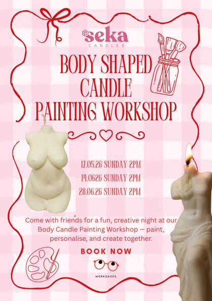 🎨 🕯️ Paint Your Own Body Candle Workshop 🕯️ 🎨