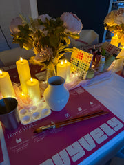🎄🕯️ Christmas Candlelight Pottery Painting Experience 🏺✨