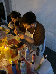 🎄🕯️ Christmas Candlelight Pottery Painting Experience 🏺✨