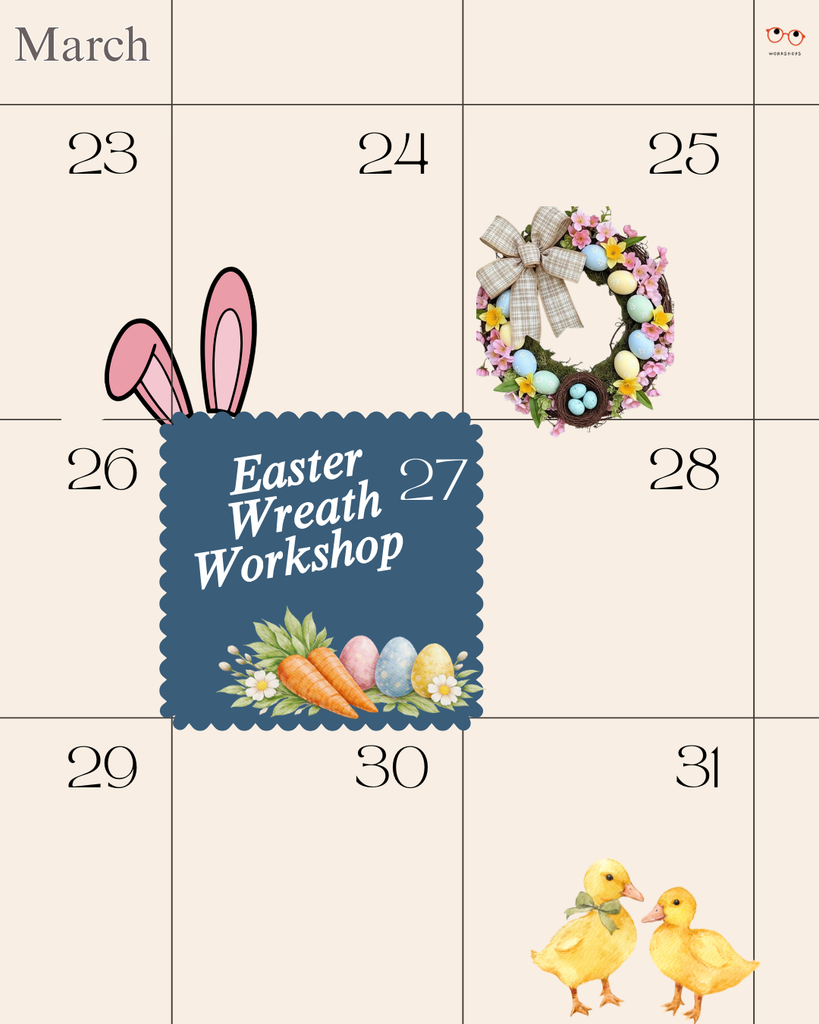 Easter Wreath Workshop in London – Handmade Spring Decor 🌸🐇